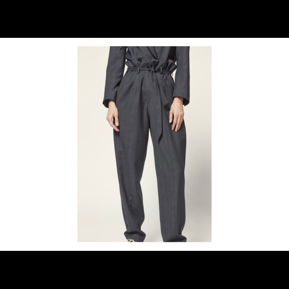 Étoile Isabel Marant
Grey Plaid "Vitoria" Pants. Size 8